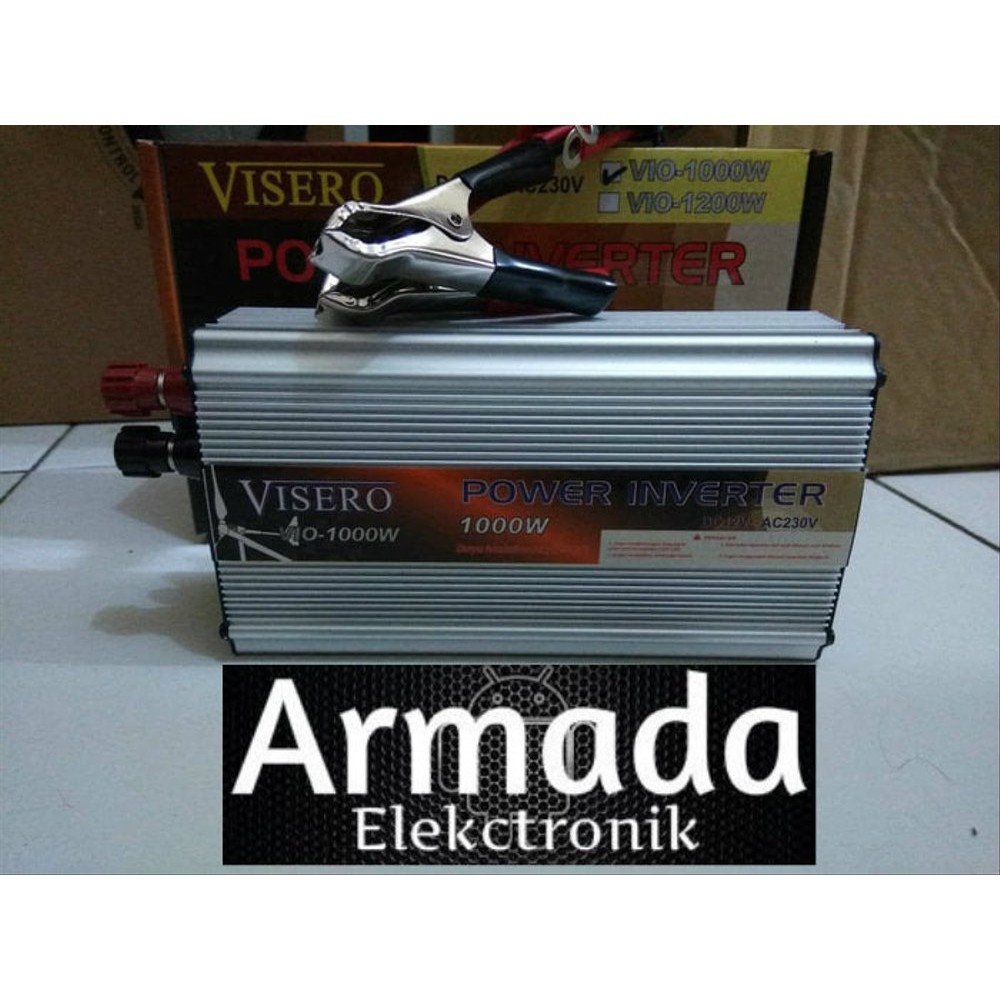 Power Inverter 1000 Watt 12V Murah Awet Handal Berkuwalitas - Merk Visero