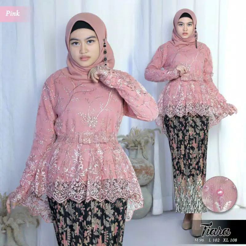 ADE✓Kebaya Fashion/Kebaya PINGUIN Tulle Bordir/Kebaya Tiara/Kebaya Wisuda Cantik