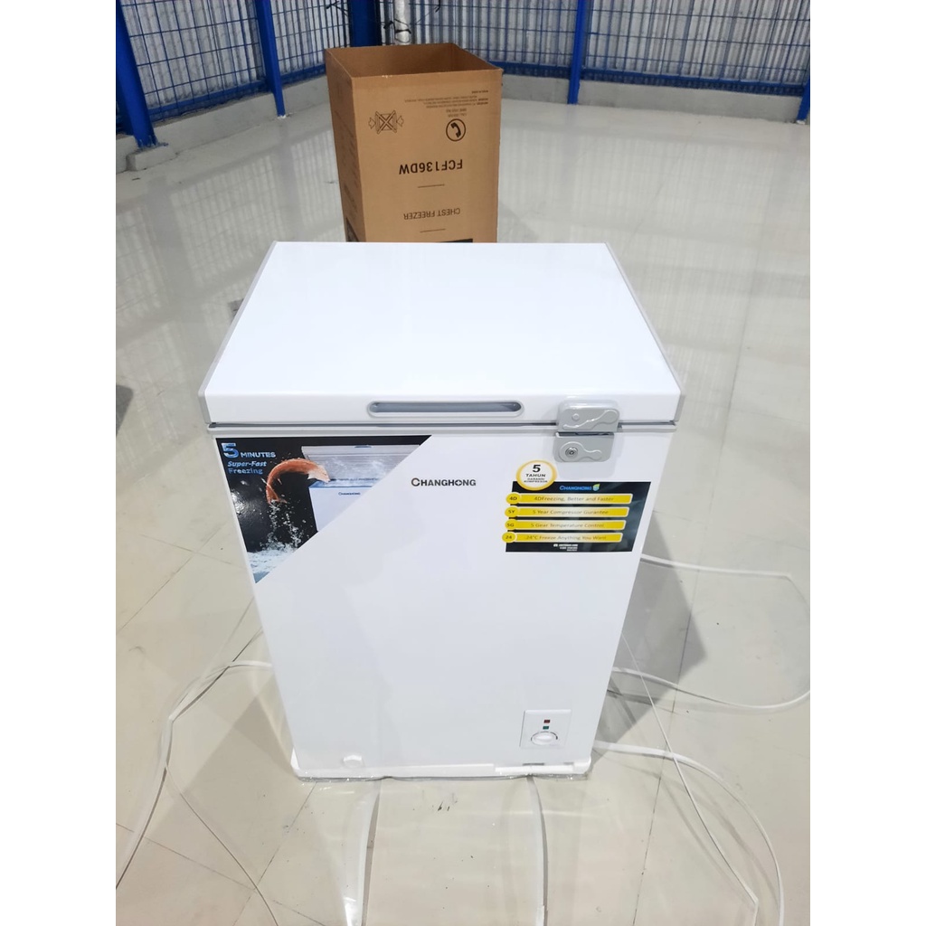 CHANGHONG CBD 136 105 CHEST FREEZER BOX 99 L LEMARI PEMBEKU 99 LITER