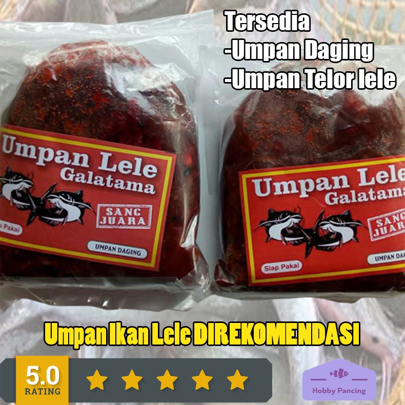 UMPAN GALATAMA LELE DAGING / TELOR LELE / BRONIES  UMPAN PANCING AIR TAWAR