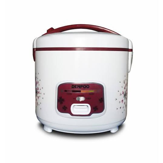 Denpoo Rice Cooker Dmj 911 Red - White - Promo 
