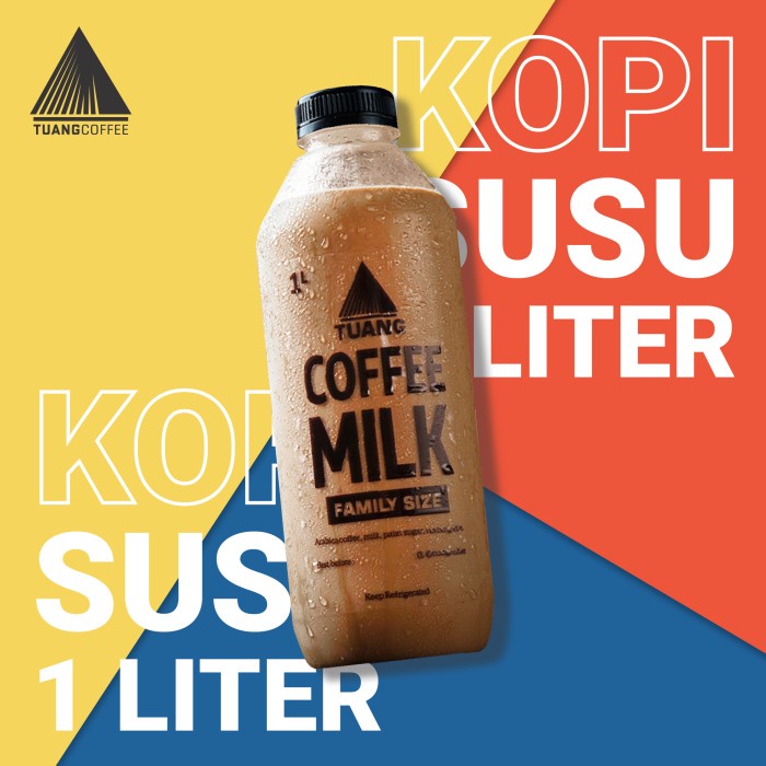 

(BISA COD) Kopi Susu Original Tuang Coffee 1 Liter (Kurir Instan)