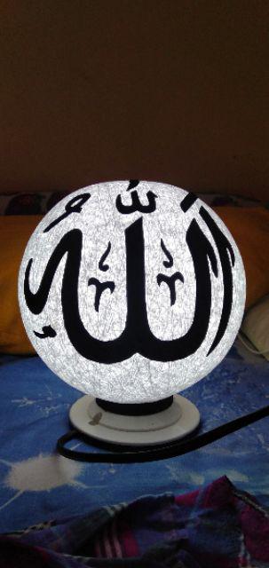 Lampu Tidur Lampion Benang Kado Ultah Unik Siluet Paris Couple Love Couple Lafadz Allah Kaligrafi