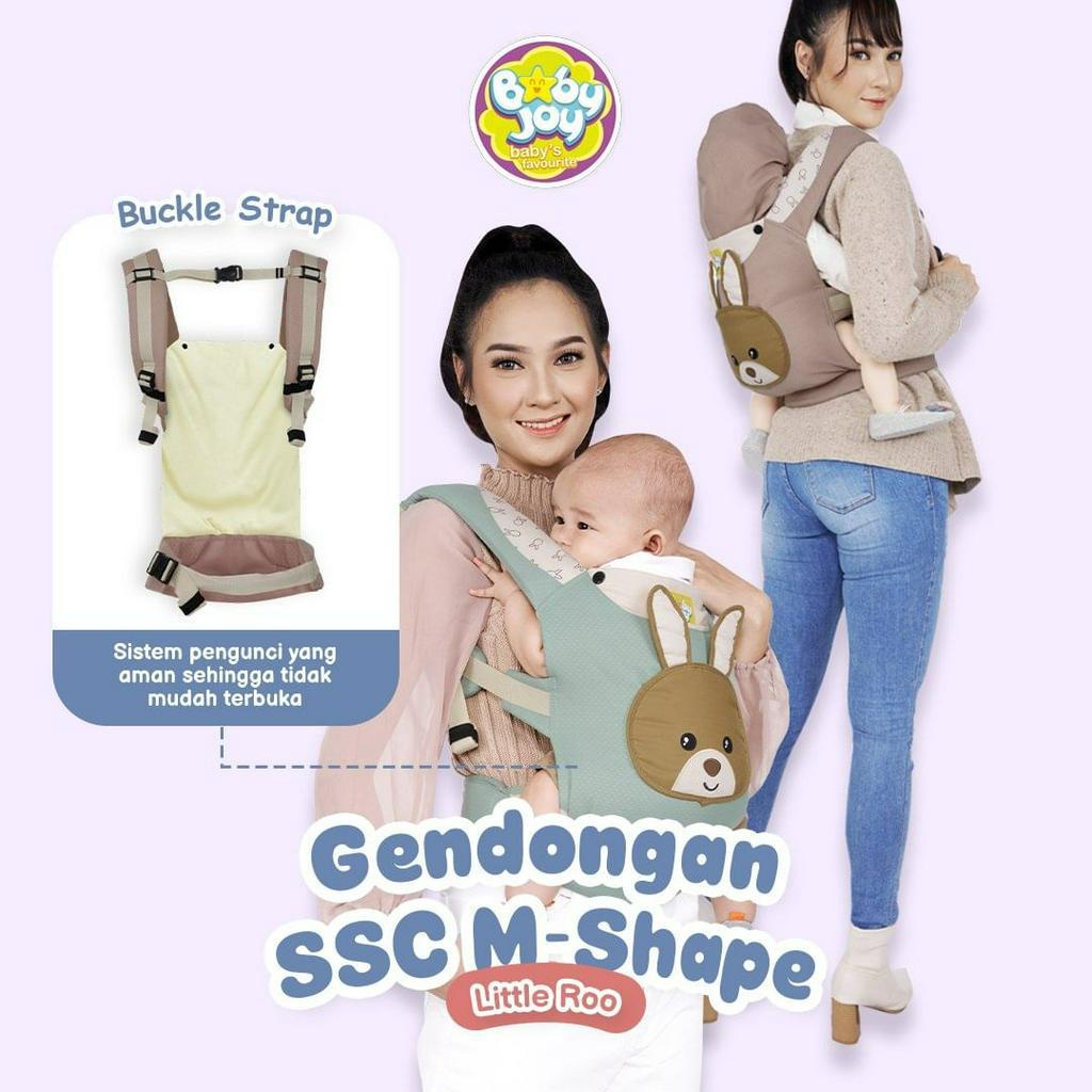 Gendongan SSC M Shape Little Roo Series Baby Joy - BJG3056