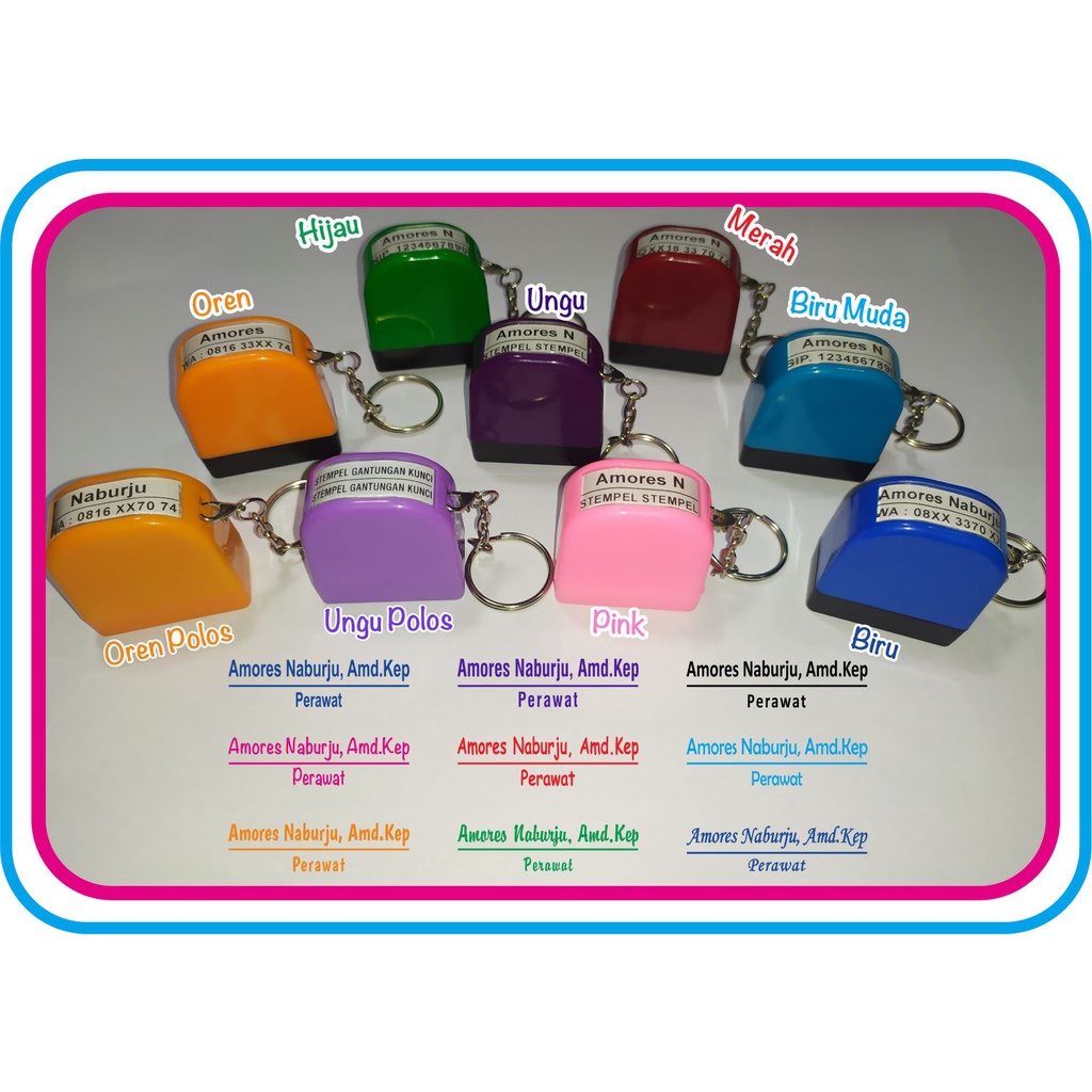 

STEMPEL NAMA | DOKTER | BIDAN | PERAWAT | NIP | NAMA NOMOR HP | JABATAN