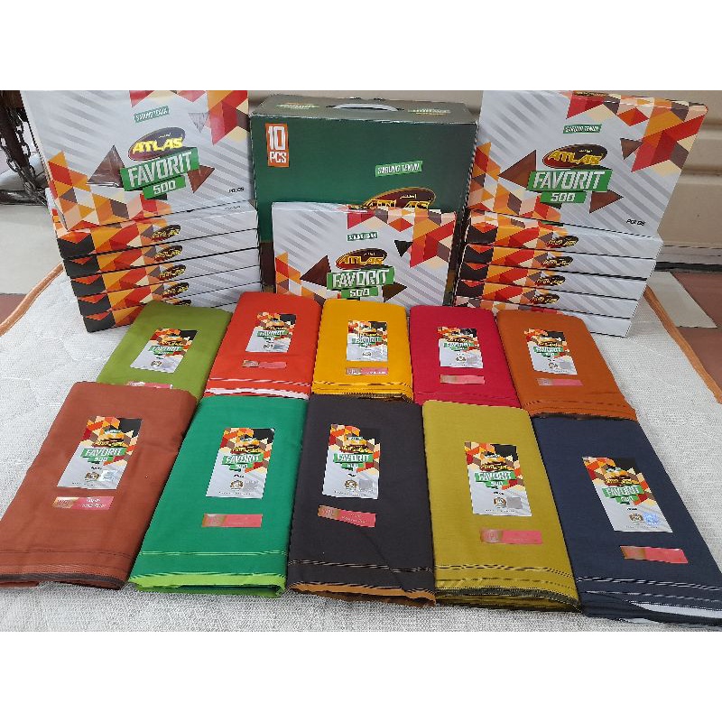 SARUNG ATLAS VAFORIT POLOS WARNA TUMPAL
