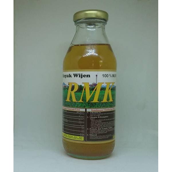 

New Ready Stock !!! Minyak Wijen Murni Sesame Oil Original 100% Premium Asli Rmk 350Ml