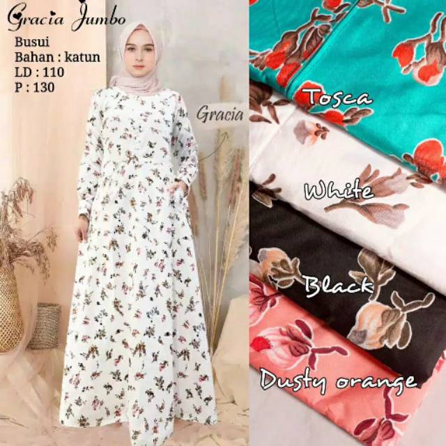 Gamis jumbo grasia. Busui