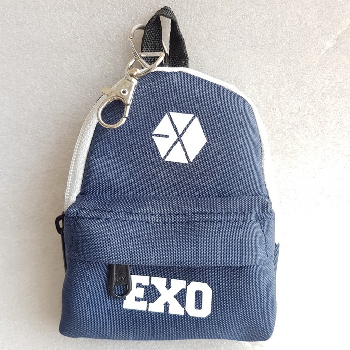 Gantungan kunci Exo Keychain tas ransel miniatur exo planet keyring