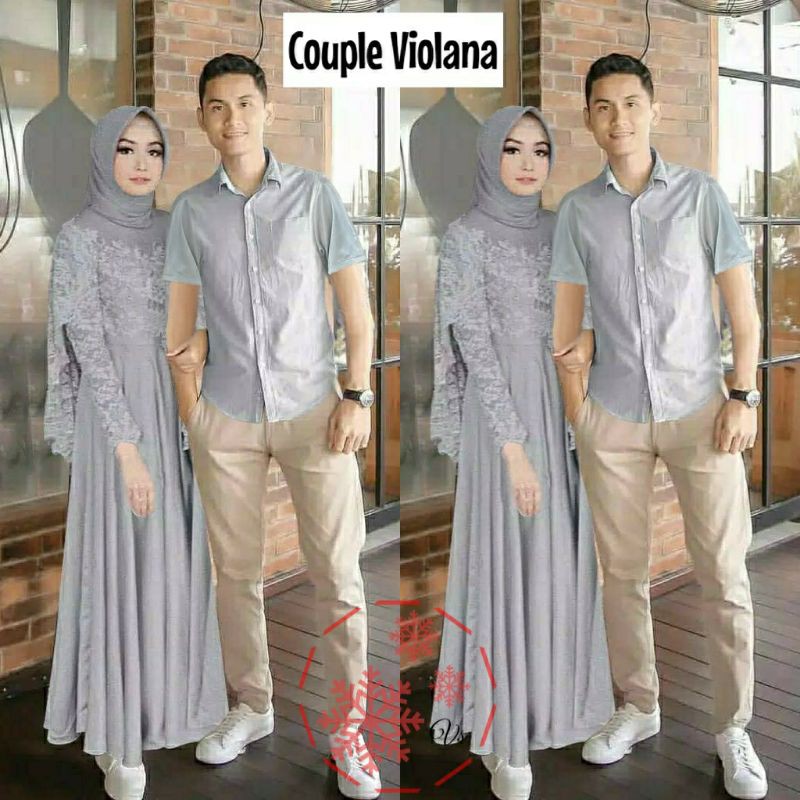 COUPLE MUSLIM TERLARIS BAJU PASANGAN SARIMBIT COCOK BUAT KONDANGAN TUNANGAN  COUPLE HIKMAH