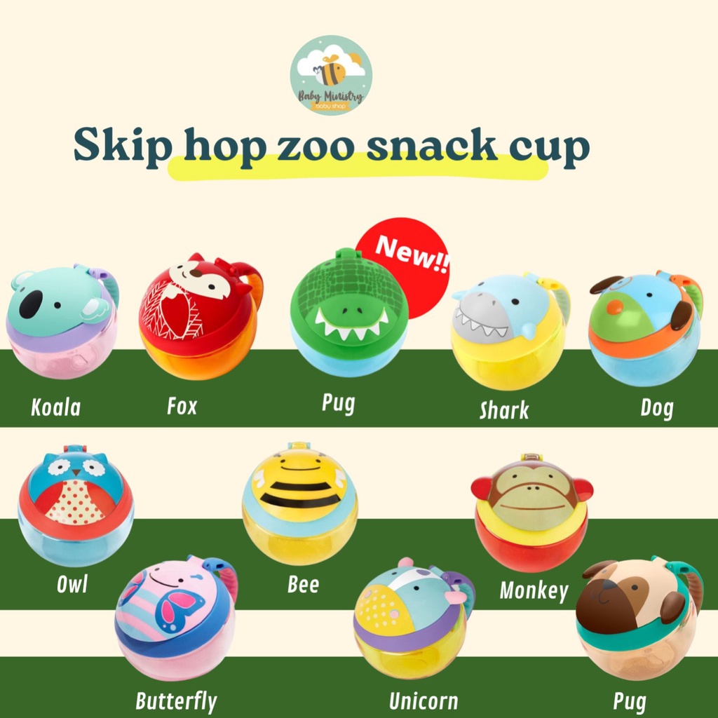 Skip Hop ZOO SNACK CUP / TEMPAT SNACK skiphop / wadah snack