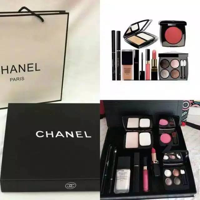 Chanel Set 9 in 1 Chanel Kosmetik Set Make Up konjungsi