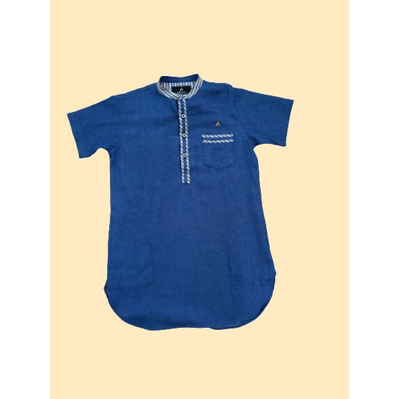 Pakaian muslim anak laki-laki / Kemko anak lengan pendek  By Abiyu / baju koko anak cowo