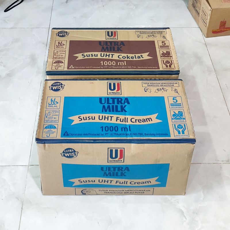 

Susu Ultra Milk 1000 ml 1 Dus Isi 12 pcs GOJEK&GRAB ONLY