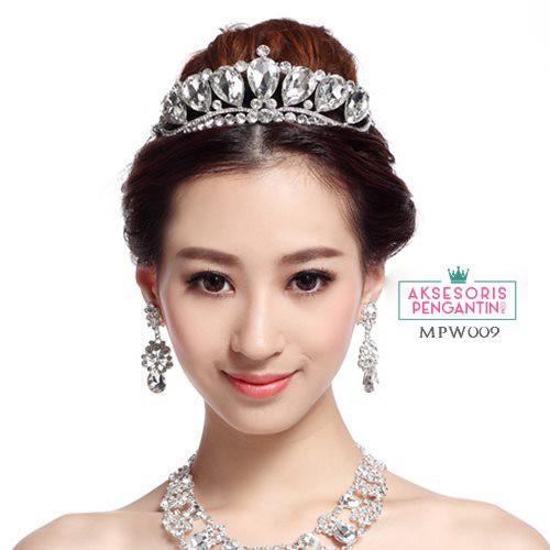 [TOKO TERPERCAYA] AKSESORIS WANITA MAHKOTA PENGANTIN HEADPIECE WEDDING MPW009
