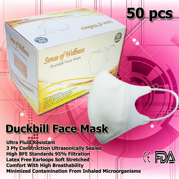 MASKER DUCKBILL 3PLY DISPOSABLE DUCKBILL 3 PLY BEDAH MEDIS EARLOOP DUCKBILL HARGA UNTUK 1 PCS