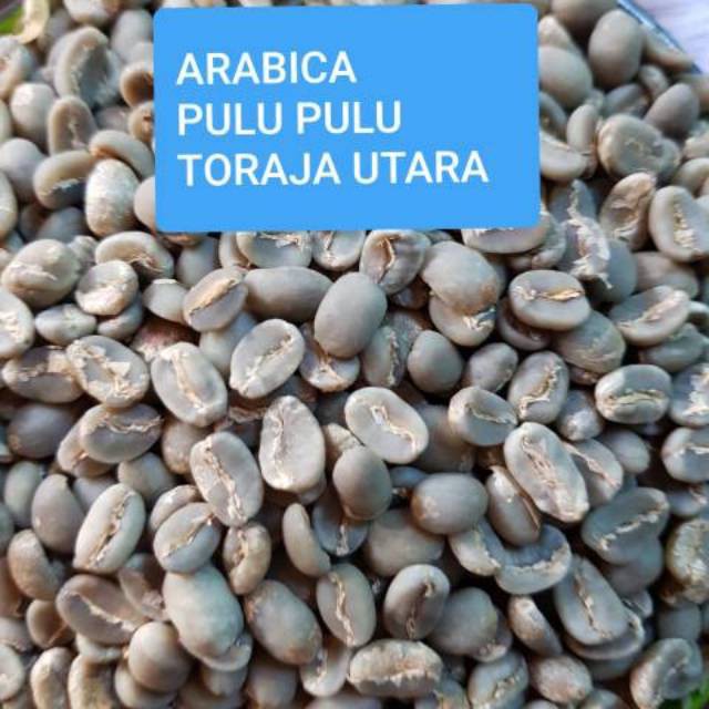 

MAKARA SHOP Kopi Green Bean Arabika Toraja Pulu Pulu Sulawesi 500 g.