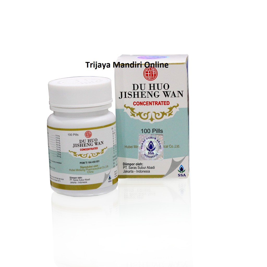 Du Huo Jisheng Wan isi 100 - Obat Rematik Sendi Persendian
