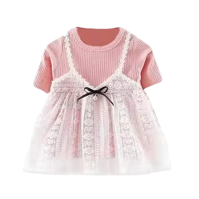 Dress Jisoo - Premium Dress Tutu bayi korean Style Anak Perempuan Fashion baby Kualitas Import Overall