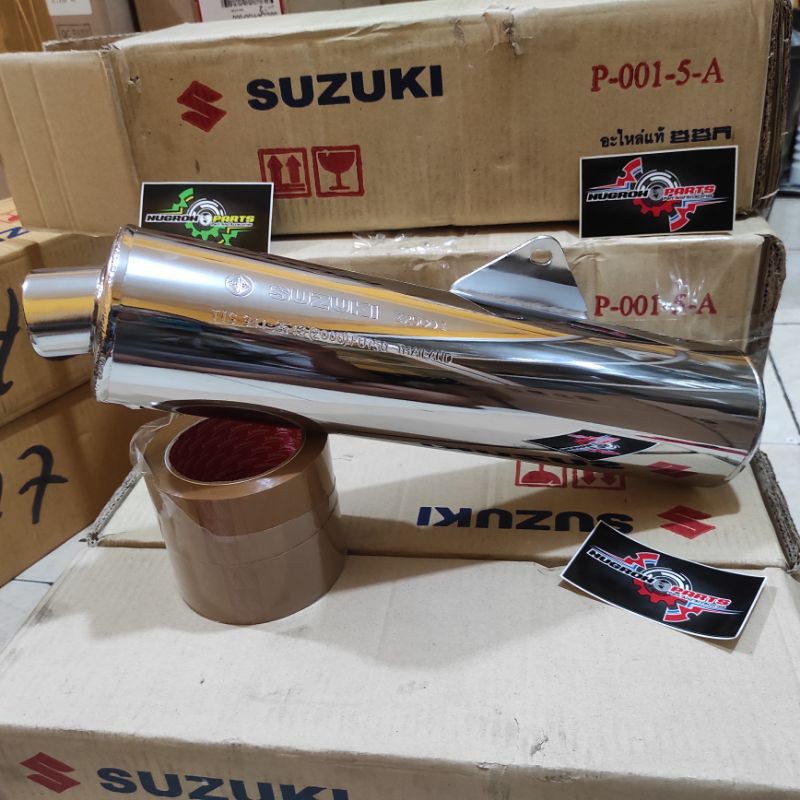 Silincer Knalpot Satria Fu CBU Thailand Original Suzuki