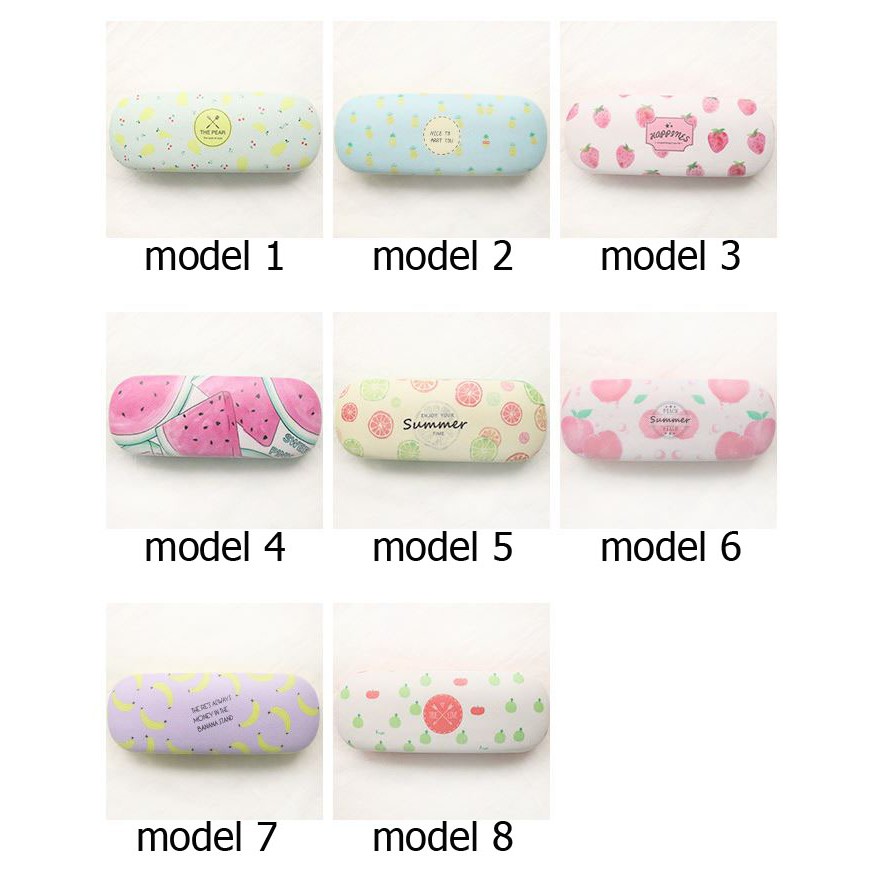 kotak kacamata motif kartun buah fruit glasses case (3F2)&amp;(3G2) jgl082