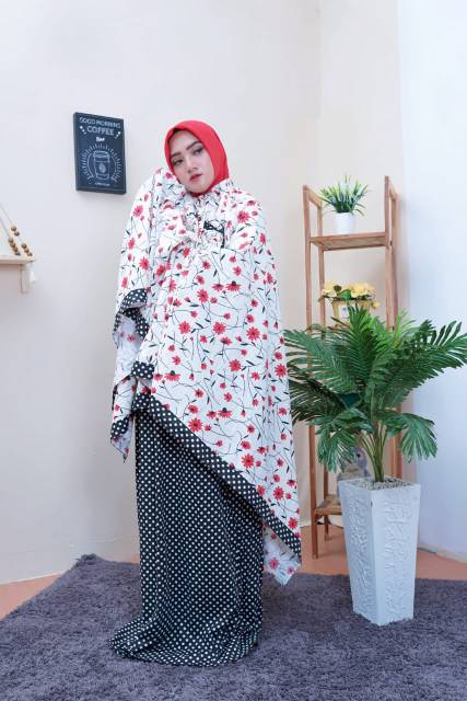 MUKENA PONCO KATUN JEPANG PREMIUM ARRAHNI