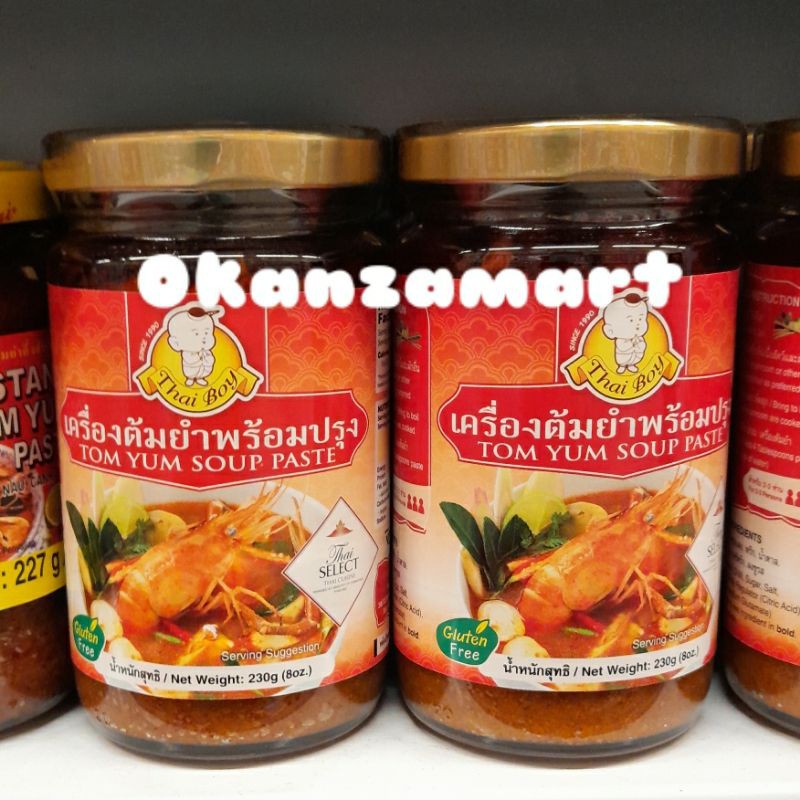 

Thai Boy Tom Yum Soup Paste 230gr