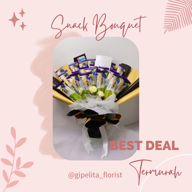 Gipelita Snack Bouquet [ Buket Snack, Fitbar Bouquet ]