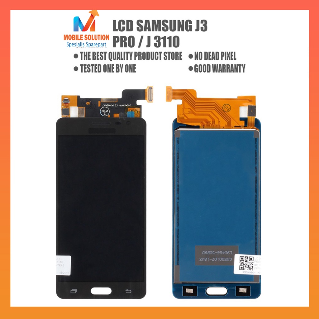 Grosir LCD Samsung J3 Pro / LCD Samsung J3110 2016 ORIGINAL 100% Fullset Touchscreen Garansi 1 Bulan + Packing