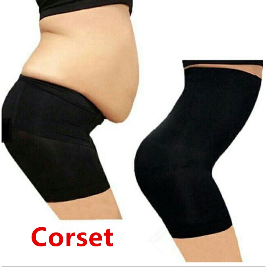  Munafie Celana  Korset Model High Waist Slim Shopee Indonesia