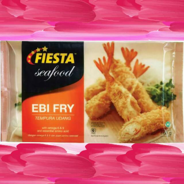 

Fiesta seafood ebi fry 160 gr isi 8 pcs