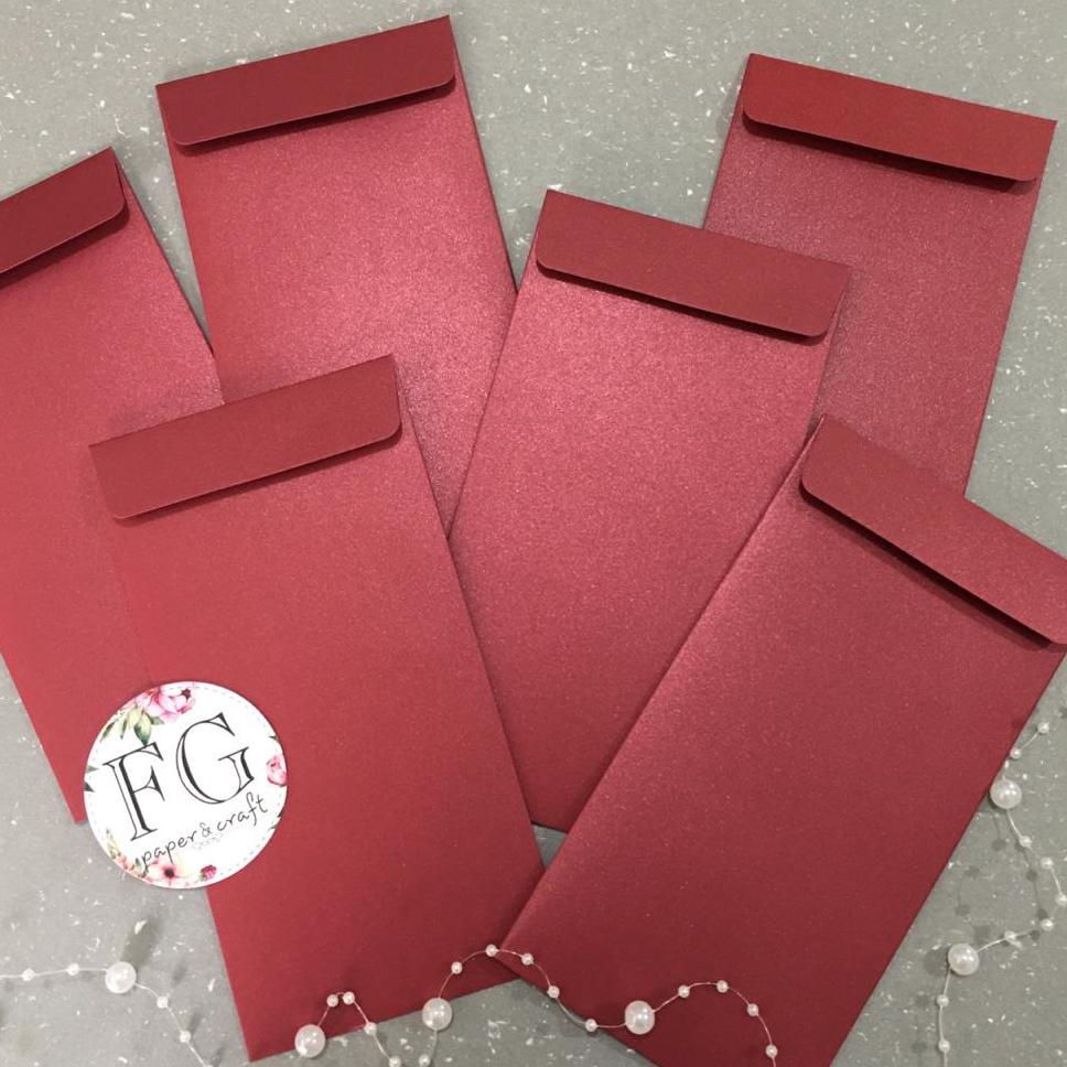 

[KODE PRODUK GIT896066] Amplop Uang 6pcs Premium, Angpau Polos 9x17cm by fgpaper