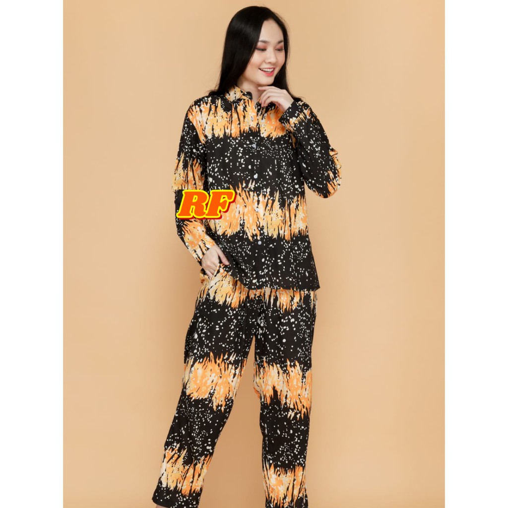 Misa one set pajamas / setelan motif terbaru VOL. 3 / setelan rayon premium adem /  setelan wanita