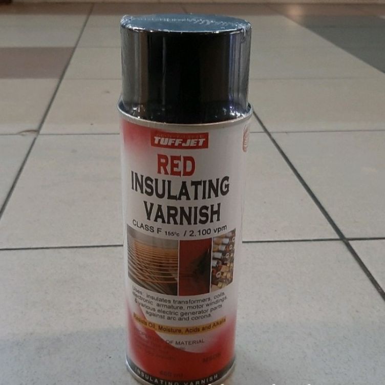 Tuff Jet Red Insulating Varnish Spray