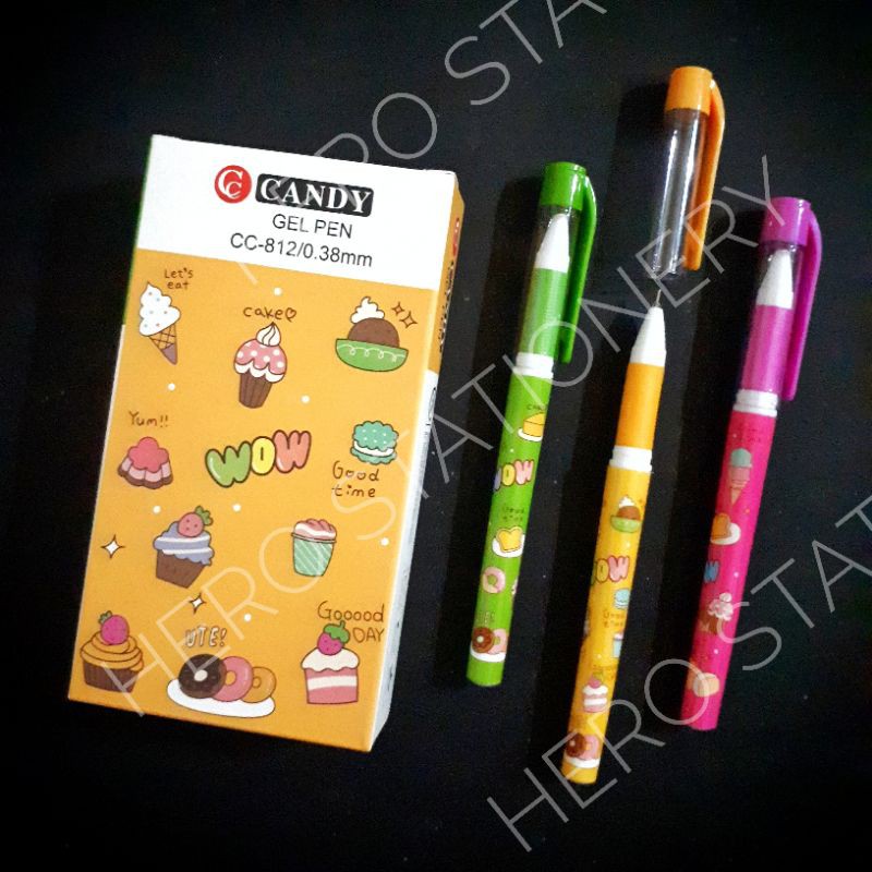 

Pen gel candy wow 0.38 mm CC-812 .12 unit