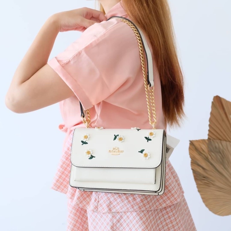 TAS SELEMPANG DAISY FREE BOX WANITA HC38 WHITE SLING BAG PREMIUM IMPORT