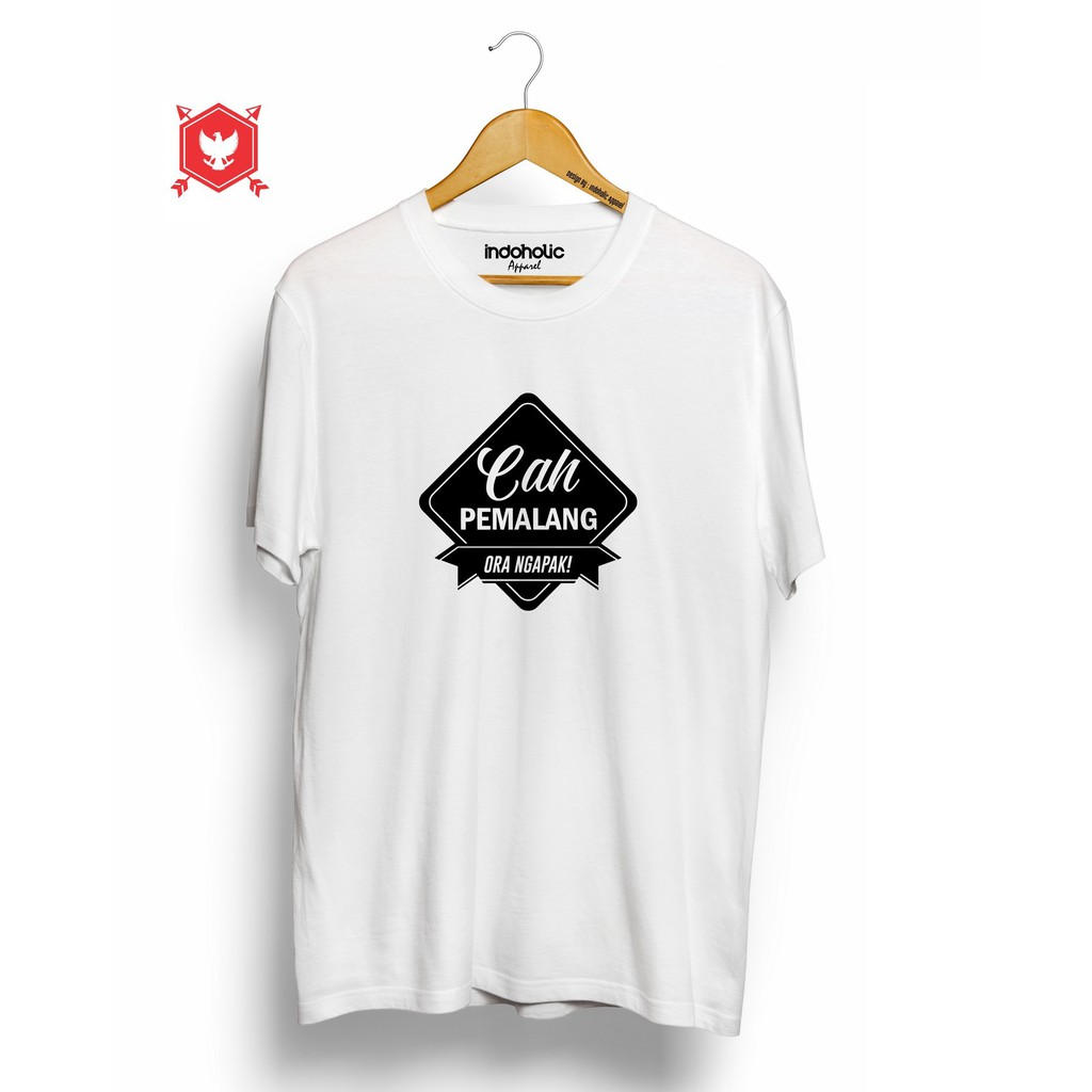 Indoholic Atasan Baju Pakaian Pria Cowok wanita Kaos Distro Murah terbaru Combed 100% Original Cah Pemalang