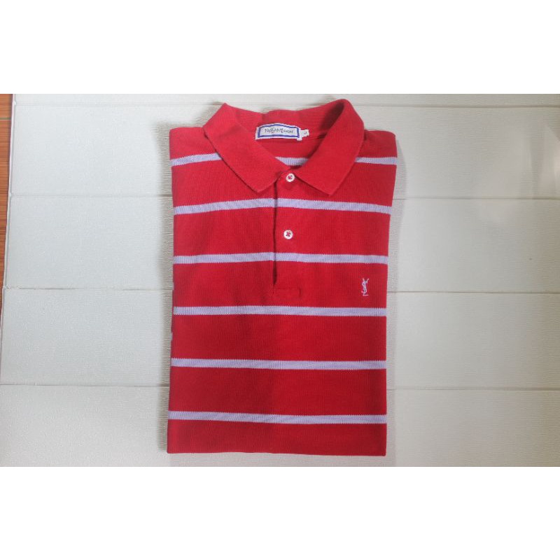 kaos polo Yves Saint Laurent original second branded