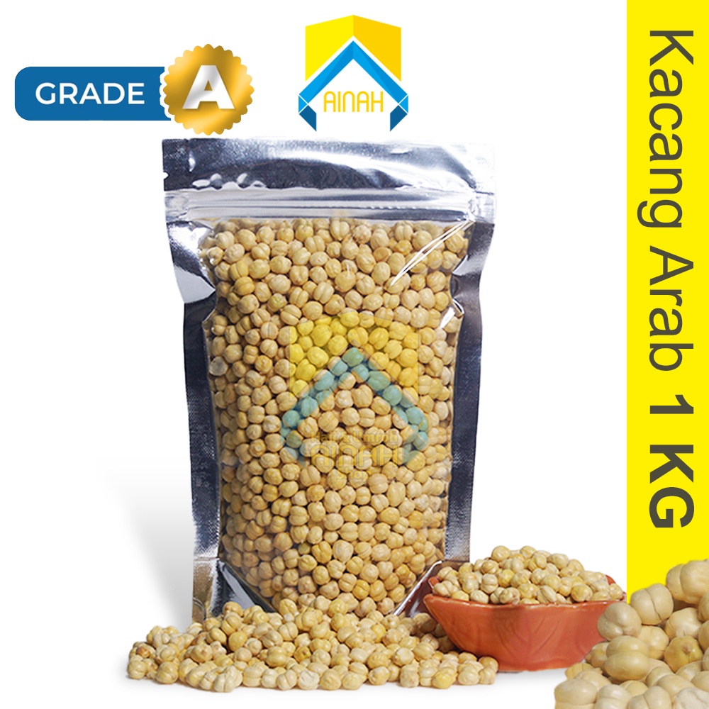 

Kacang Arab india Kuning Bersih Enak 1kg 1 kilo | Oleh Oleh Haji Umroh & Terbaik & Termurah | Makanan Ringan Snack | chickpeas