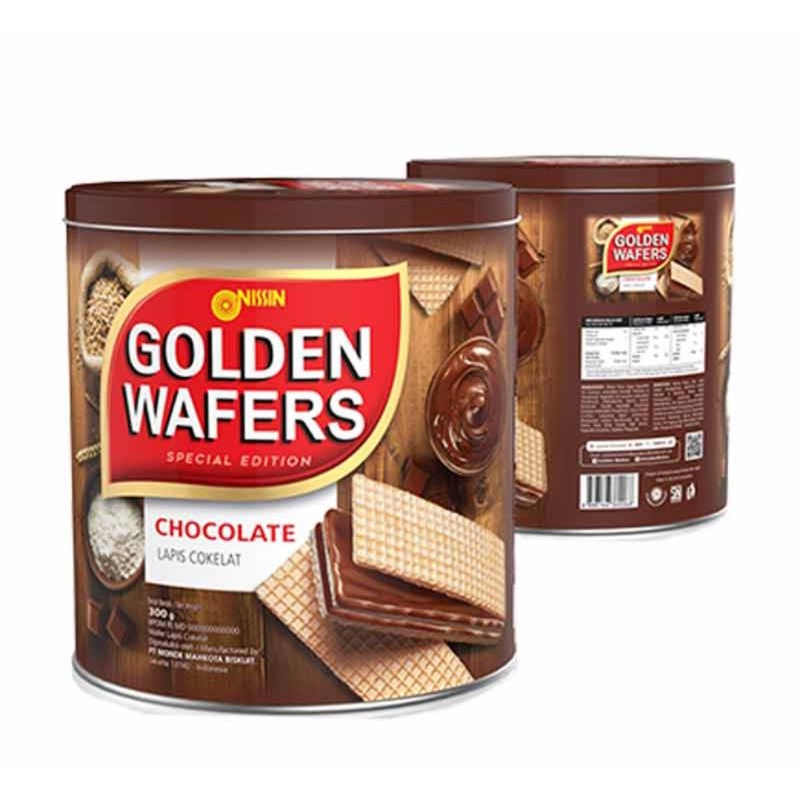 nissin wafer kaleng murah 300gr of