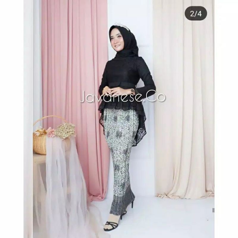 SET KEBAYA AURORA BROKAT / KEBAYA WISUDA / KEBAYA MODERN