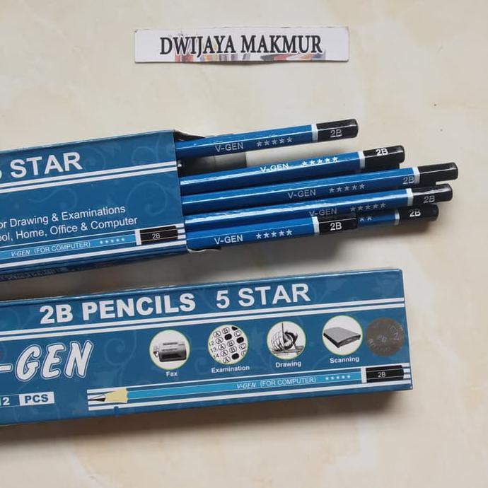 

Pensil 2B Murah (12Pcs) Dwija522 Dijamin Ori