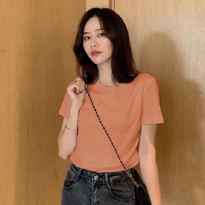 BEFAST - ZFS OOTD Wanita kaos HANA / JESSIE JERSEY SLIM FIT BODY TOP / Kaos Lengan Pendek / Atasan Casual Wanita / Kaos Santai Rumahan / Baju Polos / Terlaris / Termurah