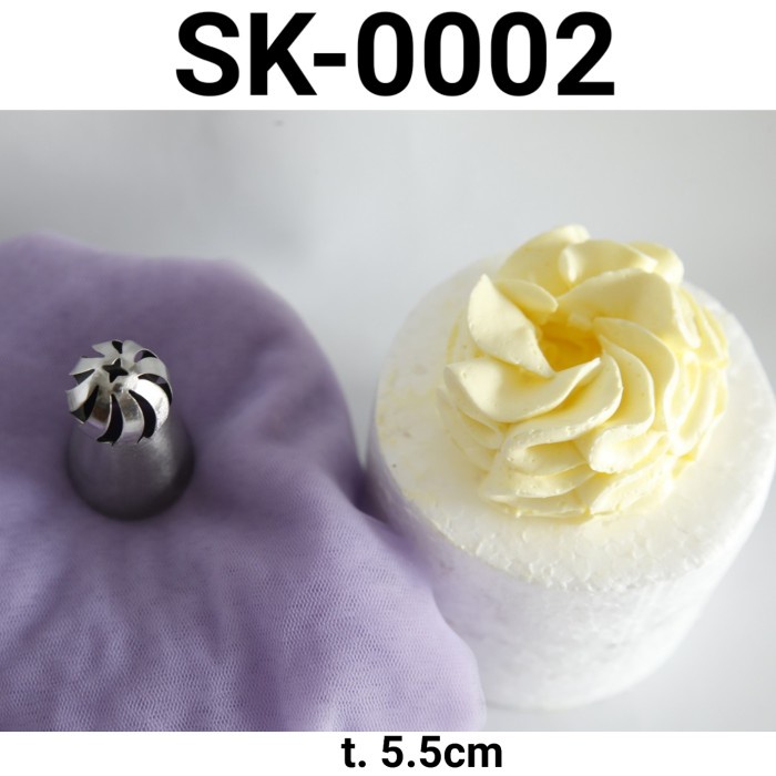 

SK-0002 SPUIT RUSIA BOLA RUSSIAN BALL SPHERE NOZZLE PIPPING TIP EKSKLUSIF