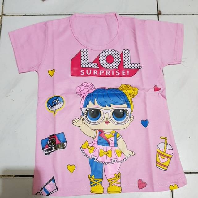Baju anak lol untuk umur 2 - 8 tahun. Ukuran M L XL