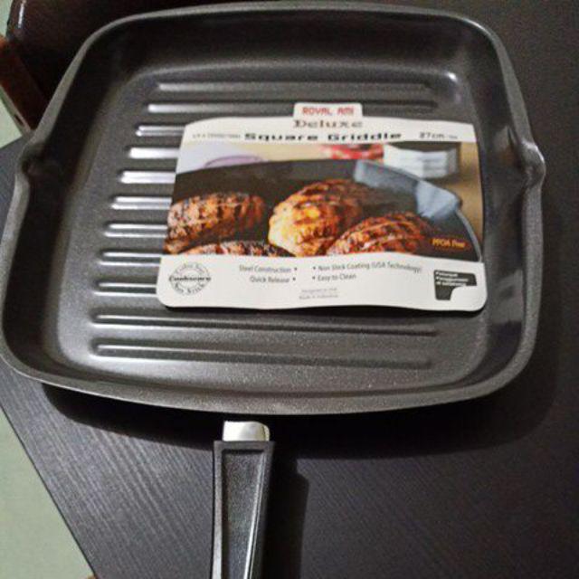 Wajan / Panggangan Teflon Kotak Anti Lengket / Grill