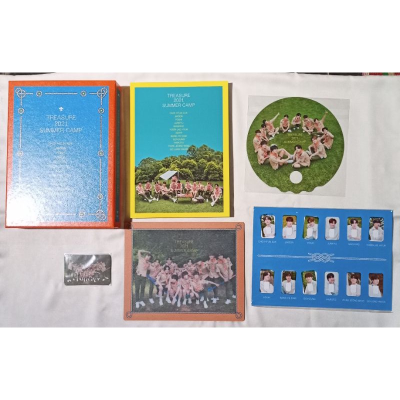 [READY] SHARING TREASURE SUMMER CAMP 2021 PHOTOBOOK BOX BOOKMARK FAN PC BENEFIT MOUSEPAD
