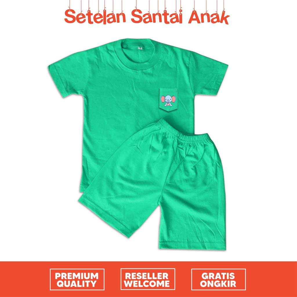 [SETELAN] Setelan Anak Santai Unisex Animal Collection Full Color Cotton Combed 30s Premium Quality Sablon Digital