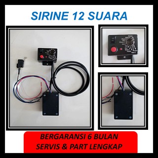 Sirine 12 Suara dan Speaker NARAE NSH 90, Paket Sirine 12 suara Patwal sirine Polisi, Klakson TOA Rescue sirine 12suara