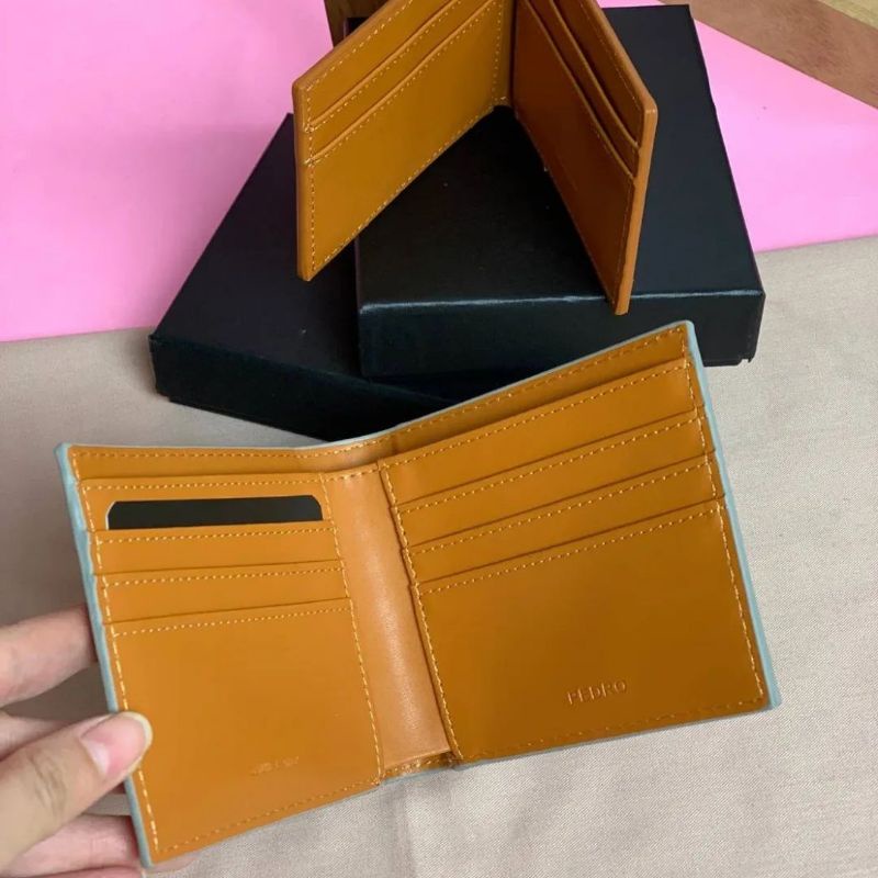 11.11 SALE | PDRO Men Textured Leather Bi-Fold Wallet